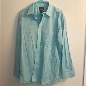 Stafford Blue Dress Shirt Regular Fit